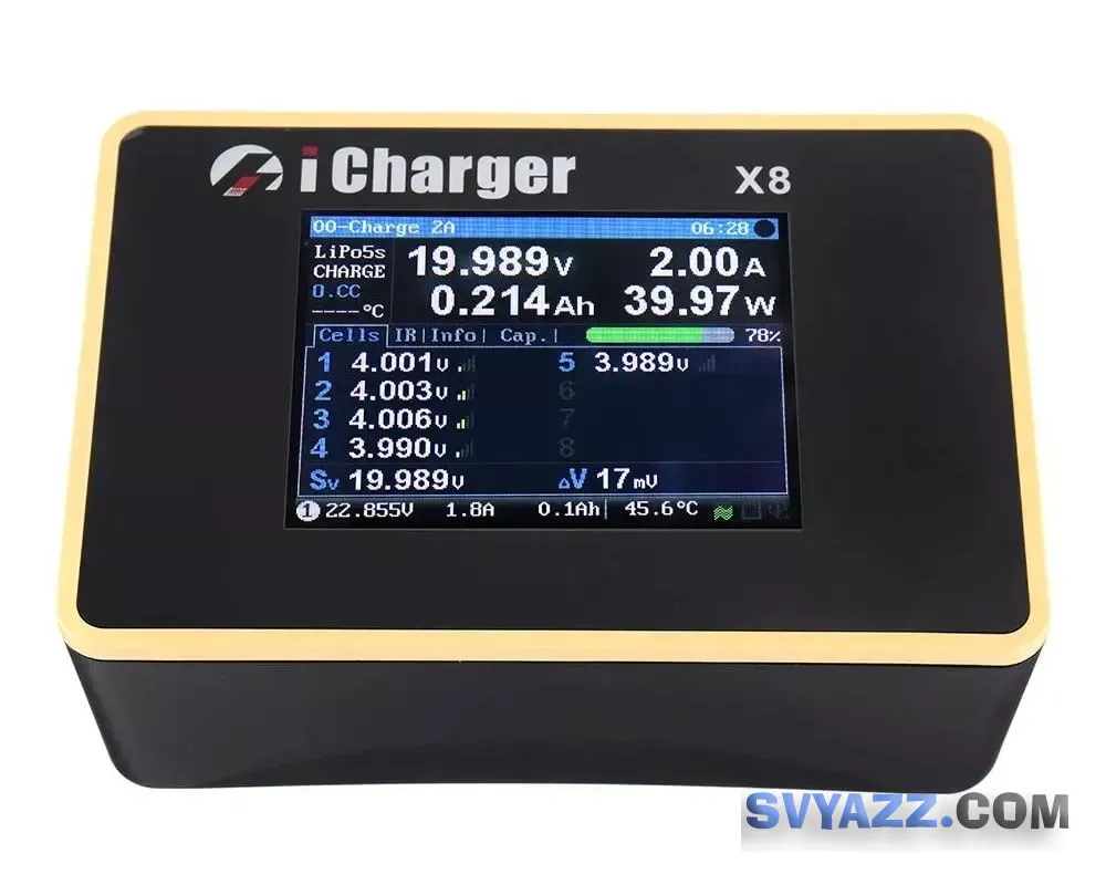 Зарядное устройство iCharger X8 1100W 8S 30A фото 1