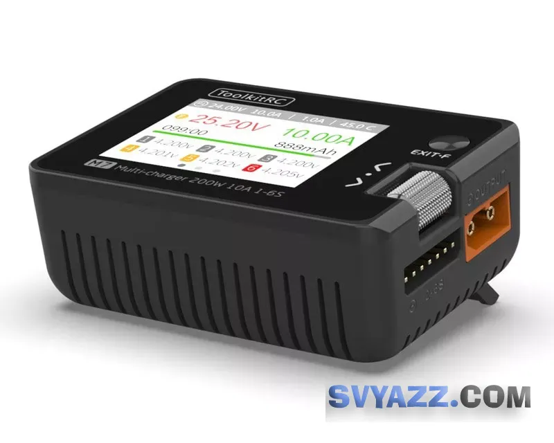 Зарядное устройство ToolkitRC M7 200W 10А фото 2