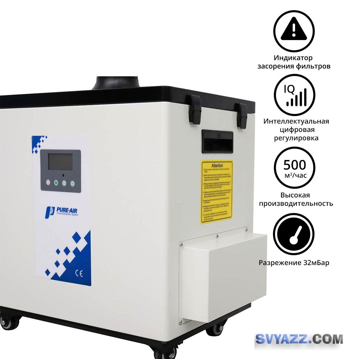 Блок дымоуловителя PURE-AIR PA-500TS-IQ фото 2