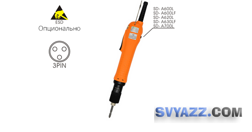Электроотвертка-винтоверт сетевая SUDONG SD-A600LF(60W) фото 4