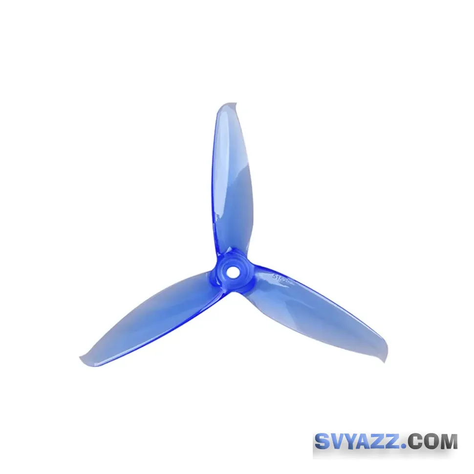 Gemfan Flash 5152S-3 пропеллеры для FPV дрона, синие фото 1