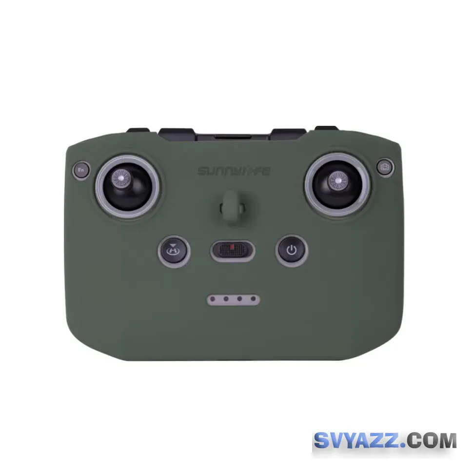 Силиконовый чехол SunnyLife для пульта DJI RC N1 + ремешок на шею, зеленый фото 3