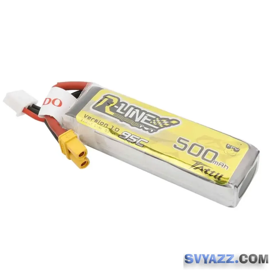 Tattu R-Line500 мАч 7,4В 95C 2S1P LiPo аккумулятор с вилкой XT30 фото 4