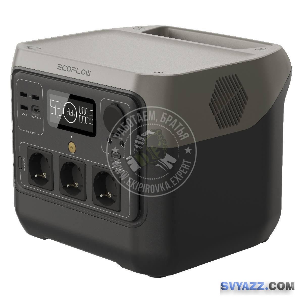 Портативная зарядная станция EcoFlow RIVER 2 Pro 768 Втч фото 1