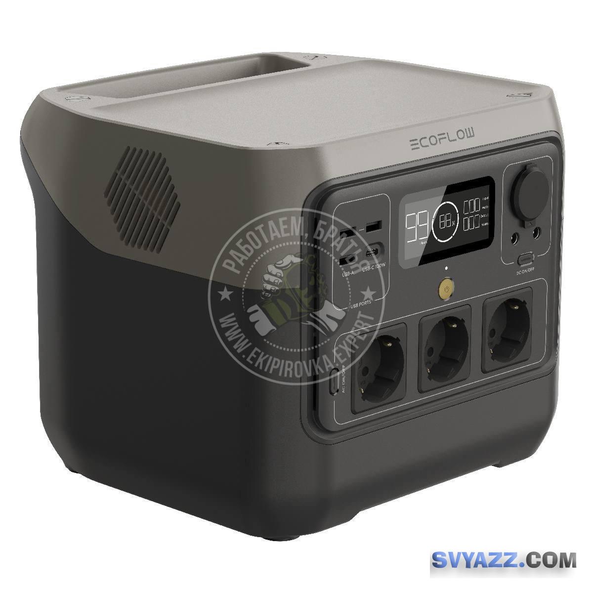Портативная зарядная станция EcoFlow RIVER 2 Pro 768 Втч фото 2