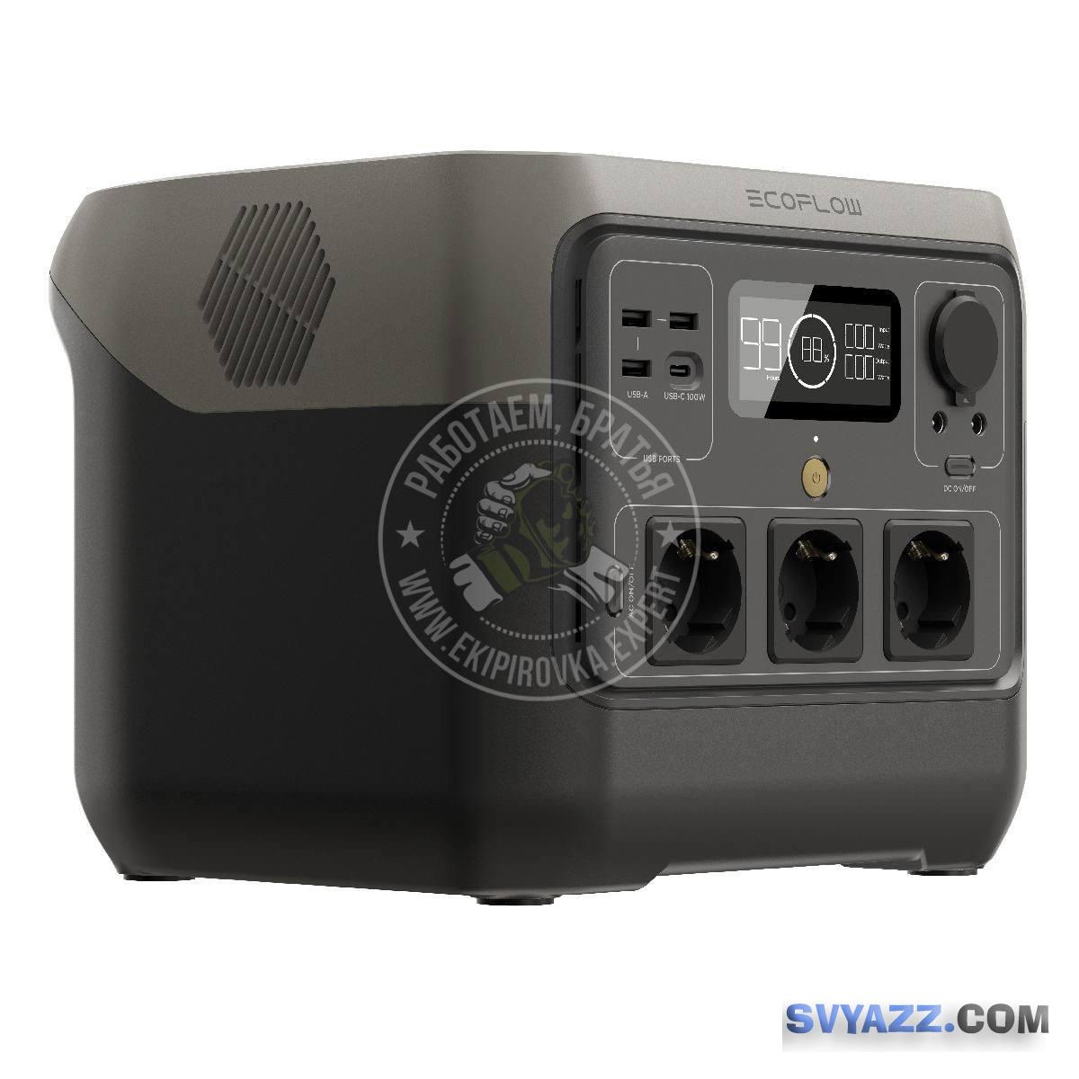 Портативная зарядная станция EcoFlow RIVER 2 Pro 768 Втч фото 3