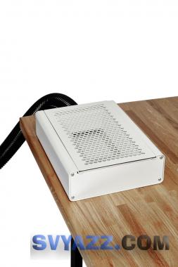 Комплект вытяжки PA-200LD-IQ-W с решеткой (цвет белый) фото