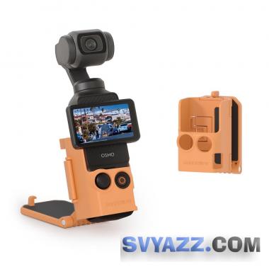 Магнитное крепление для DJI Osmo Pocket 3, оранжевое фото