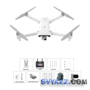 Квадрокоптер Fimi X8 SE 2022 V2 Combo TX10 RC (сброс груза / мегафон, 2 батареи, сумка) фото